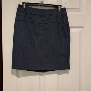 Limited brand navy blue work skirt